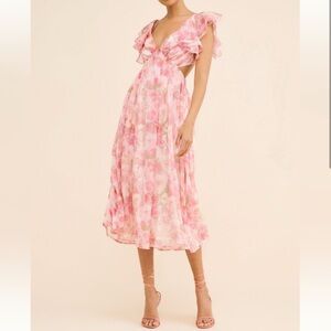 Rachel Parcell Rose Backless Dress